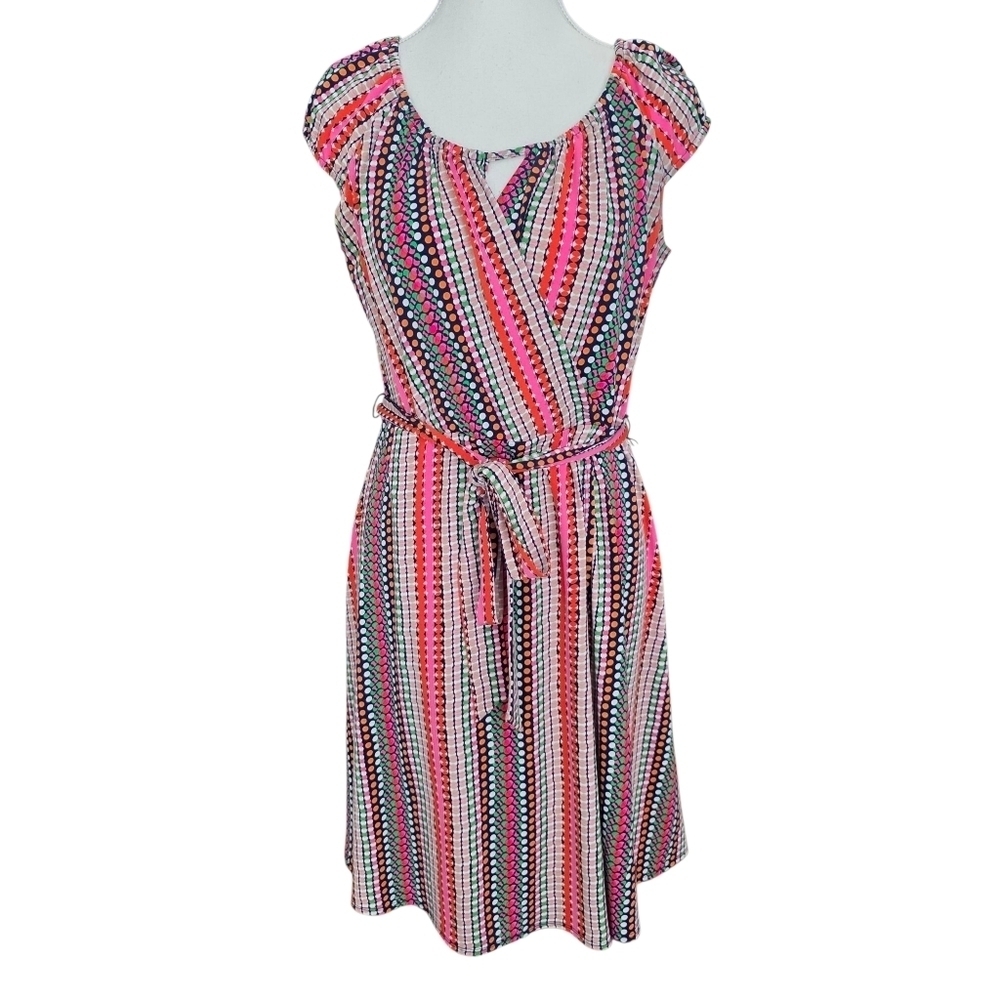 Laundry by Design Shelli Segal Poka Dot Valentines Day Dress Size Medium